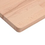 vidaXL Dessus de table 80x40x2 5 cm rectangulaire bois massif de hêtre