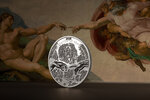 Pièce de monnaie en Argent 5 Dollars g 31.1 (1 oz) Millésime 2023 X Ray CREATION OF ADAM X