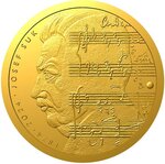 Pièce de monnaie en Or g 15.57 (1/2 oz) Millésime 2024 JOSEF SUK