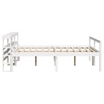 vidaXL Lit pour personne âgée et tête de lit 140x200cm bois pin massif
