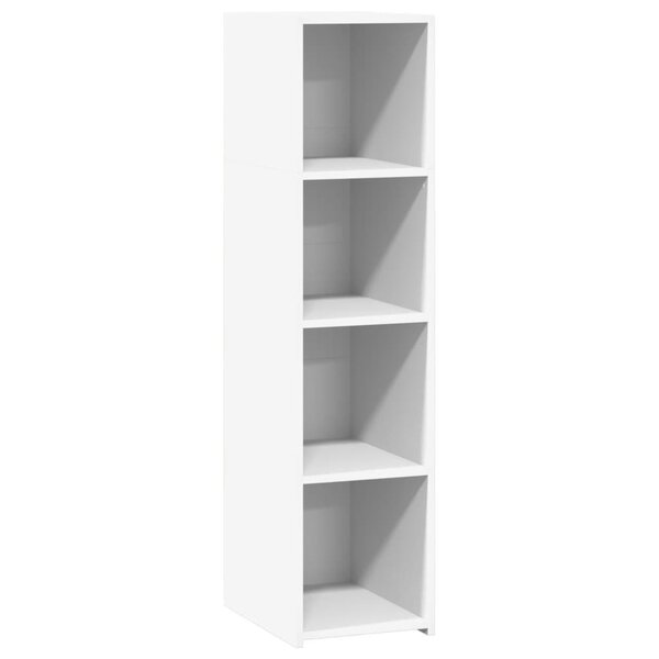 vidaXL Buffet blanc 30x41x124 cm bois d'ingénierie