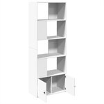 vidaXL Bibliothèque blanc 70x36x189 cm bois d'ingénierie