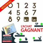 N°ter enigma  auto adhésif 3m  pour boites aux lettes  portes  casiers ...  Intérieur/extérieur