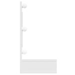 vidaXL Armoire à miroir avec LED blanc 90x31 5x62 cm