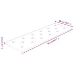 vidaXL Panneaux muraux 12 Pièces Noir 90x30 cm Similicuir 3 24 m²