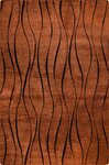 Tapis de couloir VERA Vague 80 x 150 cm - Orange