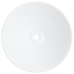 vidaXL Lavabos 2 Pièces blanc 42x42x14 cm céramique