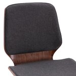 vidaXL Chaises à manger lot de 2 gris tissu