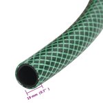 vidaXL Tuyau d'arrosage vert 0 75" 30 m PVC