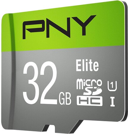 Carte mémoire Micro Secure Digital (micro SD) PNY Elite 32Go Class