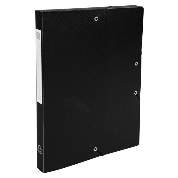 Boite De Classement Exabox Dos 25mm Polypropylène 7/10e Opak - A4 - Noir - X 8 - Exacompta