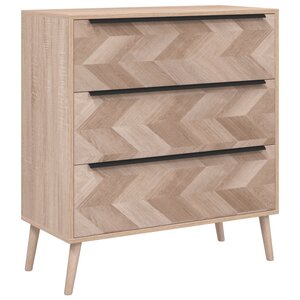 Finori Commode Lusk 03A chêne sonoma 80x38 5x87 cm