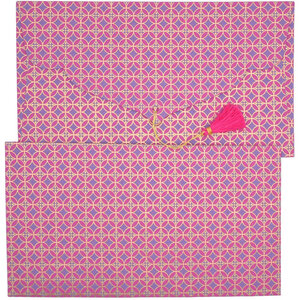 PAPERTREE SHIYOGAMI Lot de 5 Enveloppes cadeau 19x10 Violet