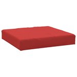 vidaXL Coussins de palette lot de 3 rouge tissu oxford