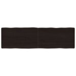 vidaXL Dessus de table bois massif traité bordure assortie