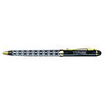 Stylo fin en métal laqué noir - Stéphane