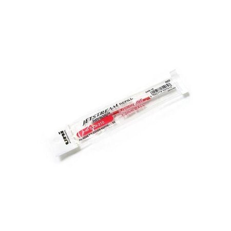 Recharge pour roller encre jetstream sxr10 pointe moy. 1mm rouge uni-ball
