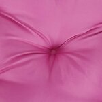 vidaXL Coussins de banc de jardin lot de 2 rose 100x50x7 cm tissu