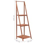 vidaXL Support pour plantes Bois de cèdre 45 x 40 x 145 cm