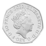 Pièce de monnaie 50 Pence Royaume-Uni Marche des Fiertés 2022 – Argent BE