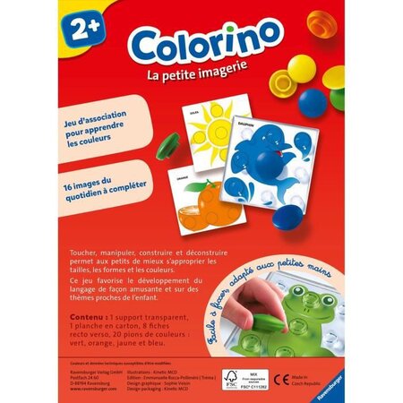 Colorino La petite imagerie - Jeu éducatif - Apprentissage des couleurs -  Activités créatives enfant - Ravensburger - Des 2 ans - La Poste