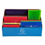 Présentoir De 60 Pochettes Pression Iderama Polypropylène - Couleurs Assorties - Exacompta