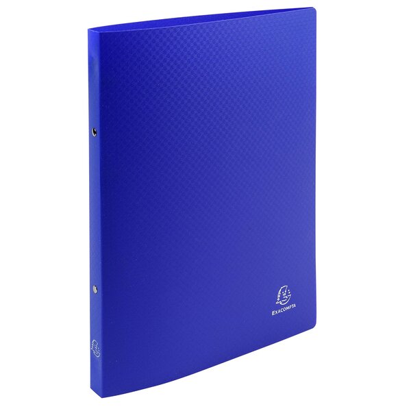 Classeur 2 Anneaux 15mm Polypropylène Opak - A4 - Bleu Foncé - X 25 - Exacompta