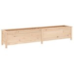 vidaXL Lit surélevé de jardin 199 5x40x39 cm bois de pin massif