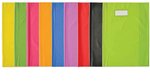 Protège-cahier Styl'SMS 17x22 cm pvc 120 avec Porte-étiquette Rouge ELBA