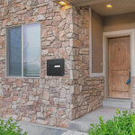 Boîte aux lettres Préface compact noir sablé ral 2100 ms