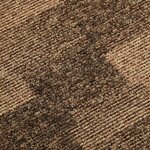 vidaXL Carreaux de tapis de sol 20 Pièces 5 m² Marron