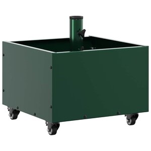 vidaXL Pied de parasol Vert 45 x 45 x 45 cm Acier