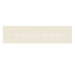 vidaXL Coussin de banc de jardin crème 200x50x4 cm tissu oxford