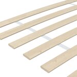 vidaXL Sommiers à lattes avec 34 lattes 2 Pièces 100x200 cm