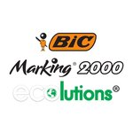 Marqueur Permanent MARKING 2000 pointe Ogive Large Bleu x 12 BIC