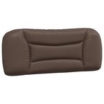 vidaXL Cadre de lit avec LED sans matelas marron 100x200 cm