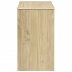 vidaXL Commode SAUDA chêne 111x43x73 5 cm bois de pin massif