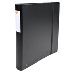 Classeur Exabinder 4 Anneaux En D 30mm Polypropylène Exactive - A4 Maxi - Noir - X 10 - Exacompta