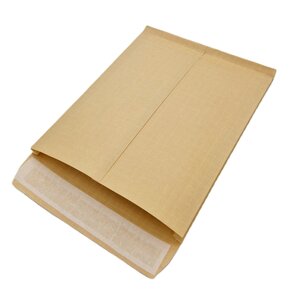 Lot de 10 pochettes à soufflets 30 mm kraft armé 130 gr 26 : 275 x 365 mm