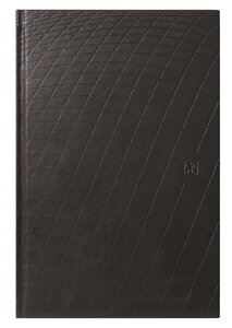 Agenda Couverture Rigide 'TEXTURA' Semainier 16 x 24 cm Noir OXFORD