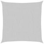 vidaXL Voile d'ombrage gris clair 5x5 m 100  polyester oxford