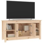 vidaXL Meuble TV 103x36 5x52 cm Bois de pin massif