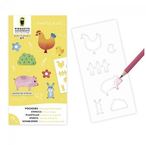 Pochoirs Ferme - Farm stencils