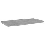 vidaXL Panneaux de bibliothèque 4 Pièces gris béton bois d’ingénierie