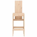 vidaXL Tabourets de bar 2 Pièces 40x42x120 cm bois massif de pin