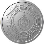 Pièce de monnaie en Argent 1 Dollar g 31.1 (1 oz) Millésime 2024 Milky Way EXTRATERRESTRIAL LIFE