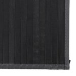 vidaXL Tapis rectangulaire gris 80x100 cm bambou