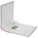 Classeur À Levier Papier Marbré A4 Recycling - Gris-dos Rouge - X 20 - Falken