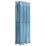 vidaXL Tente de réception pliable avec 5 parois 3x9 m Bleu