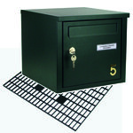 "L' AMAZONE" boîte aux lettres 1 Porte. Structure mécano-soudée en tôles d’acier 10 et 15/10ème Dimensions et Serrure agréées la Poste